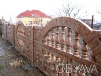Еврозабор цветной ( мрамор из бетона). Чернігів. фото 1 Еврозабор цветной ( мрамор из бетона). Чернігів. фото 1
