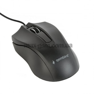 Мышь проводная Gembird MUS-3B-01, USB black. Запоріжжя. фото 1 Мышь проводная Gembird MUS-3B-01, USB black. Запоріжжя. фото 1