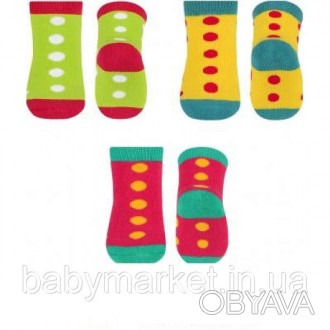Зручні та теплі Дитячі шкарпетки махрові BabyOno (3 шт) для дітей віком з 6 міся. . фото 1
