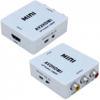 Конвертор AV в HDMI, 3 гнезда RCA (IN) - гнездо HDMI (OUT). Київ. фото 1 Конвертор AV в HDMI, 3 гнезда RCA (IN) - гнездо HDMI (OUT). Київ. фото 1