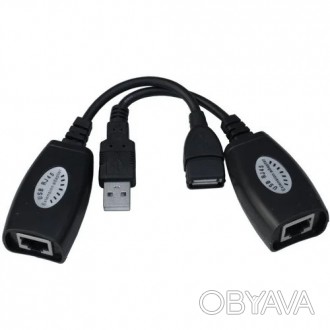 Удлинитель USB по кабелю витая пара до 50 метров
Удлинитель USB 2.0 сигнала по F. . фото 1