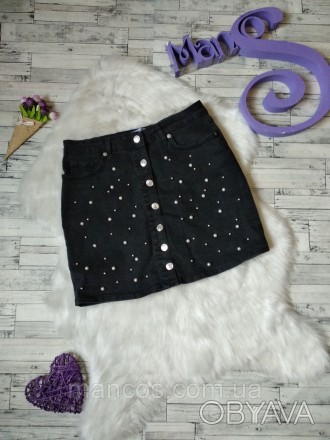 Джинсовая юбка Zeo basic Denim женская черная бусинками
в идеальном состоянии
Ра. . фото 1