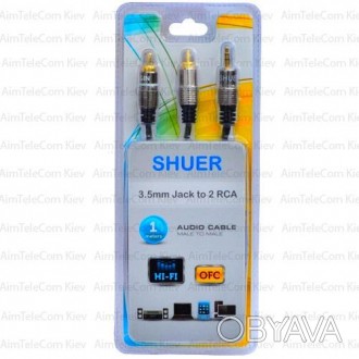Шнур аудио-видео SHUER предназначен для подключения аудио- и видео устройств (ау. . фото 1