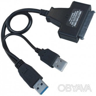 Переходник SATA 3.0 для подключения жесткого диска (2шт.USB - шт.SATA)
Переходни. . фото 1
