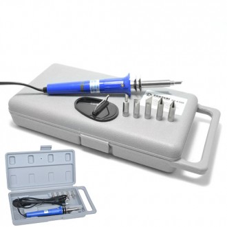 Набор для выжигания ZD-410B, паяльник 30W, наконечники 5шт, кейс, ZD410B. Киев. фото 1 Набор для выжигания ZD-410B, паяльник 30W, наконечники 5шт, кейс, ZD410B. Киев. фото 1