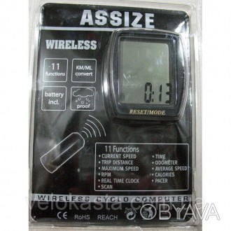 Велоспидометр ASSIZE AS4000 (11 функций , беспроводной ,Тайвань)
Инструкция для . . фото 1