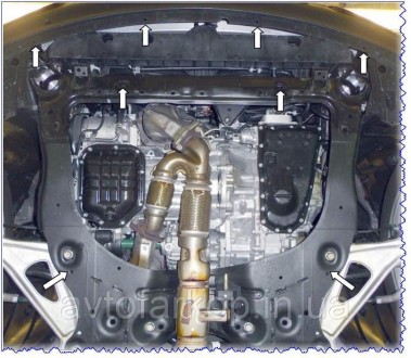 Номер по каталогу 1.0505.00Защита двигателя , КПП Infiniti JX 35 (2013-)(Кольчуг. . фото 3