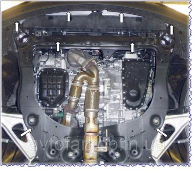 Номер по каталогу 1.0505.00Защита двигателя , КПП Infiniti JX 35 (2013-)(Кольчуг. . фото 7