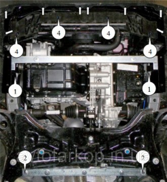 Защита двигателя для автомобиля:
Cadillac Escalade (2007-2014) Кольчуга
Защищает. . фото 10