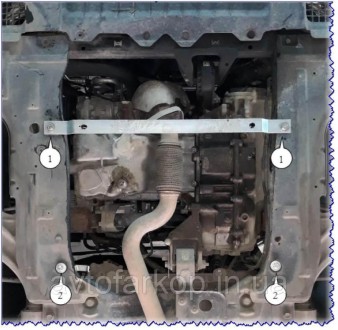 Защита двигателя , КПП и радиатора для автомобиля
Chevrolet Orlando (2011-2015)
. . фото 5
