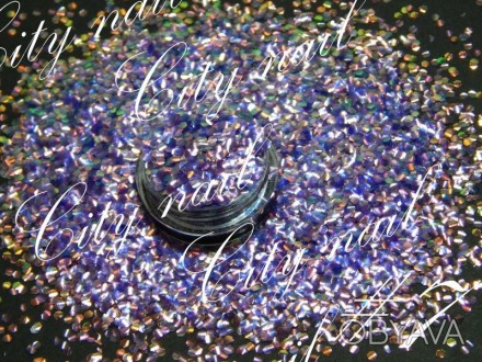  Чешуйки ( рыбья чешуя ) для дизайна ногтей - сине фиолетовые
 Чешуйки - это гол. . фото 1
