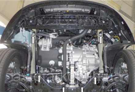 Защита двигателя для автомобиля:
Audi A4 В9 (2015- Кольчуга
Защищает двигатель, . . фото 23
