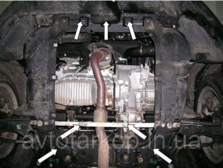 Защита двигателя для автомобиля:
Audi Q7 (2009-2015) Кольчуга
Защищает радиатор.. . фото 17