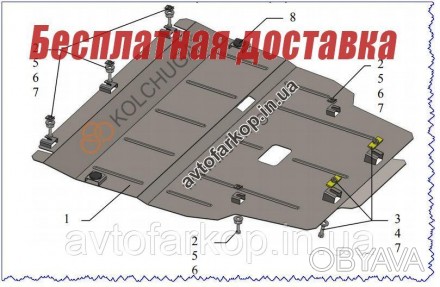 Защита двигателя, КПП и радиатора для автомобиля:
Mercedes (W176) А 180 (2013-20. . фото 1