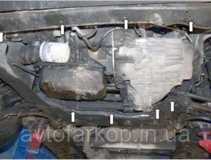  
Защита двигателя для автомобиля:
Citroen Jumper (1994-2006) Кольчуга
Защищает . . фото 4
