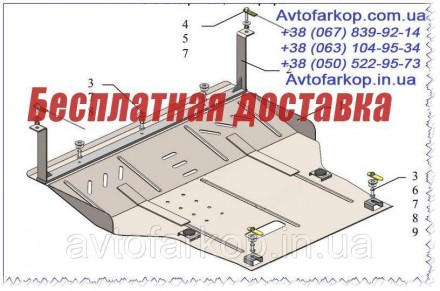 Защита двигателя и КПП для автомобилей
Audi A3 (1996-2003)
Защищает двигатель и . . фото 2