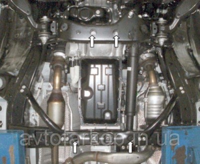 Номер по каталогу 1.0125.00
Защита двигателя и КПП Audi A4 B6 /A4 В7 (2000-2008). . фото 104