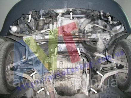 Номер по каталогу 1.0125.00
Защита двигателя и КПП Audi A4 B6 /A4 В7 (2000-2008). . фото 4