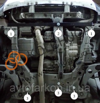 Номер по каталогу 1.0125.00
Защита двигателя и КПП Audi A4 B6 /A4 В7 (2000-2008). . фото 173