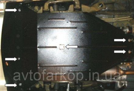 Номер по каталогу 1.0125.00
Защита двигателя и КПП Audi A4 B6 /A4 В7 (2000-2008). . фото 72