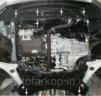 Номер по каталогу 1.0125.00
Защита двигателя и КПП Audi A4 B6 /A4 В7 (2000-2008). . фото 146