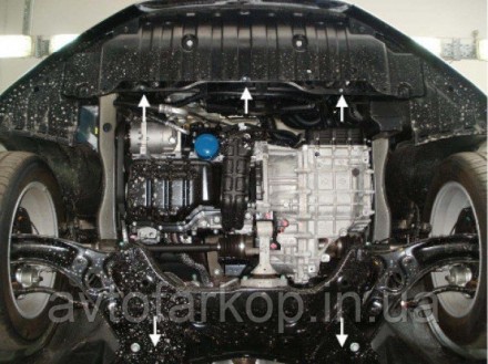 Номер по каталогу 1.0125.00
Защита двигателя и КПП Audi A4 B6 /A4 В7 (2000-2008). . фото 51