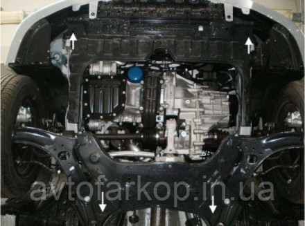 Номер по каталогу 1.0125.00
Защита двигателя и КПП Audi A4 B6 /A4 В7 (2000-2008). . фото 137