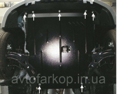 Номер по каталогу 1.0125.00
Защита двигателя и КПП Audi A4 B6 /A4 В7 (2000-2008). . фото 149