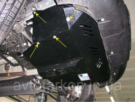 Номер по каталогу 1.0125.00
Защита двигателя и КПП Audi A4 B6 /A4 В7 (2000-2008). . фото 27