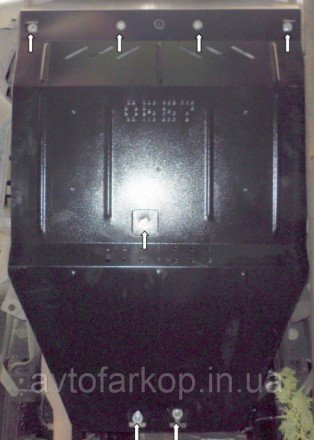 Номер по каталогу 1.0125.00
Защита двигателя и КПП Audi A4 B6 /A4 В7 (2000-2008). . фото 84