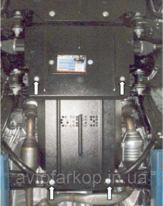 Номер по каталогу 1.0125.00
Защита двигателя и КПП Audi A4 B6 /A4 В7 (2000-2008). . фото 105