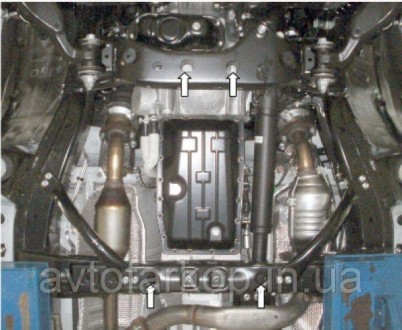 Номер по каталогу 1.0125.00
Защита двигателя и КПП Audi A4 B6 /A4 В7 (2000-2008). . фото 111