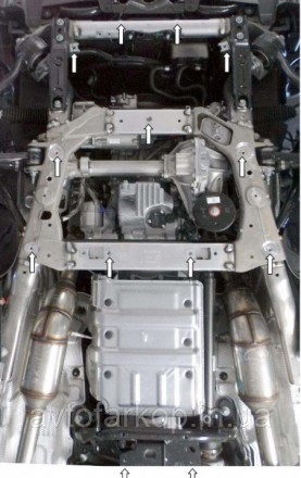 Номер по каталогу 1.0125.00
Защита двигателя и КПП Audi A4 B6 /A4 В7 (2000-2008). . фото 90