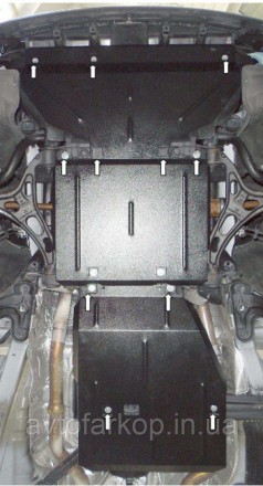 Номер по каталогу 1.0125.00
Защита двигателя и КПП Audi A4 B6 /A4 В7 (2000-2008). . фото 24