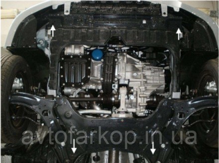 Номер по каталогу 1.0125.00
Защита двигателя и КПП Audi A4 B6 /A4 В7 (2000-2008). . фото 151