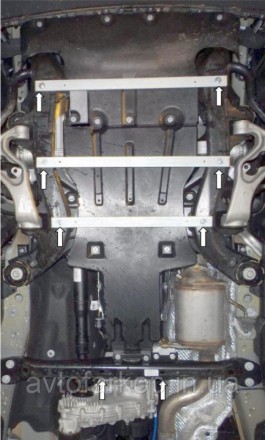 Номер по каталогу 1.0125.00
Защита двигателя и КПП Audi A4 B6 /A4 В7 (2000-2008). . фото 184