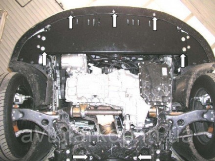 Номер по каталогу 1.0125.00
Защита двигателя и КПП Audi A4 B6 /A4 В7 (2000-2008). . фото 38
