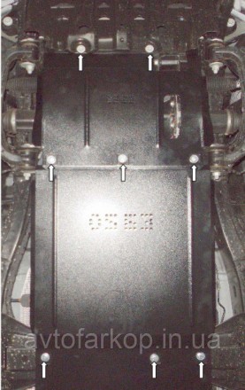 Номер по каталогу 1.0125.00
Защита двигателя и КПП Audi A4 B6 /A4 В7 (2000-2008). . фото 44