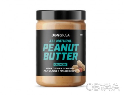 Описание BioTech All Natural Peanut Butter
Содержит только натуральные ингредиен. . фото 1