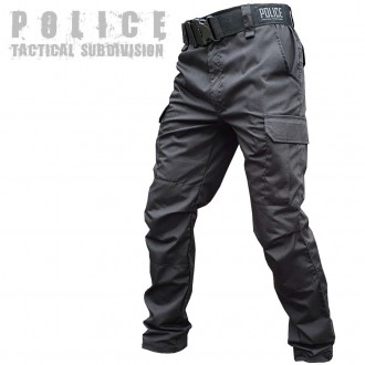 Брюки тактические "POLICE" BLACK с ремнём 5 см. Київ. фото 1 Брюки тактические "POLICE" BLACK с ремнём 5 см. Київ. фото 1