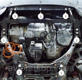 Защита двигателя автомобиля:
Chery Tiggo 2 (2017-) Кольчуга
Защищает двигатель, . . фото 91