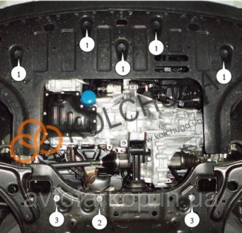 Защита двигателя автомобиля:
Chery Tiggo 2 (2017-) Кольчуга
Защищает двигатель, . . фото 80