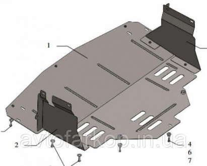 Защита двигателя для автомобиля:
Nissan NV 400 (2010-) Кольчуга
Защищает двигате. . фото 7