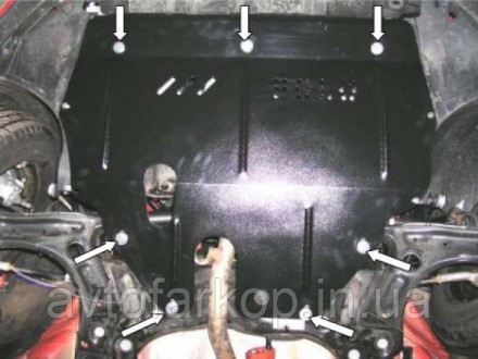 Защита двигателя, КПП, радиатор для автомобиля:
Skoda Roomster (2006-) Кольчуга
. . фото 4