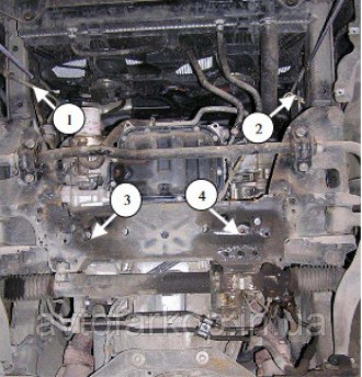 Защита двигателя для автомобиля:
Hyundai ix35 (2010-) Кольчуга
Оцинкованная
Защи. . фото 39