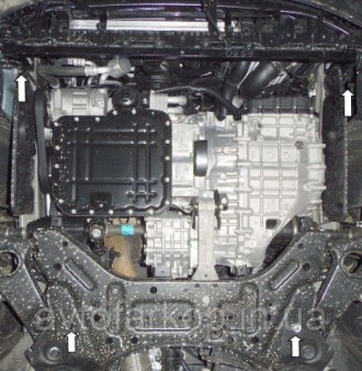 Защита двигателя для автомобиля:
Hyundai ix35 (2010-) Кольчуга
Оцинкованная
Защи. . фото 16