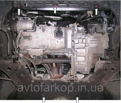 Защита двигателя для автомобиля:
Volvo S40 (2004-2012-) Кольчуга
Защищает двигат. . фото 3