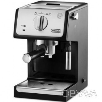 Кофеварка DeLonghi ECP 33.21 BK Silver 
 
Тип кофеварки - эспрессо (рожковая), т. . фото 1