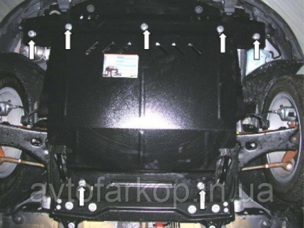 Защита двигателя автомобиля:
Ford Fiesta 6 JH (2001-2008) Кольчуга
Защищает двиг. . фото 5
