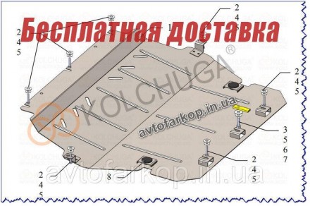 Защита двигателя Citroen Spacetourer (2017-)(защита двигателя Ситроен Спейс Туре. Київ. фото 1 Защита двигателя Citroen Spacetourer (2017-)(защита двигателя Ситроен Спейс Туре. Київ. фото 1
